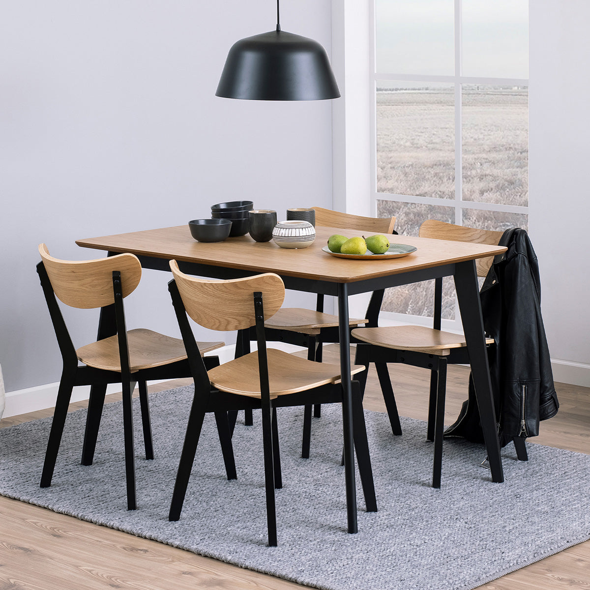 Wooden Dining Chairs in Set Of 2 - Roxby