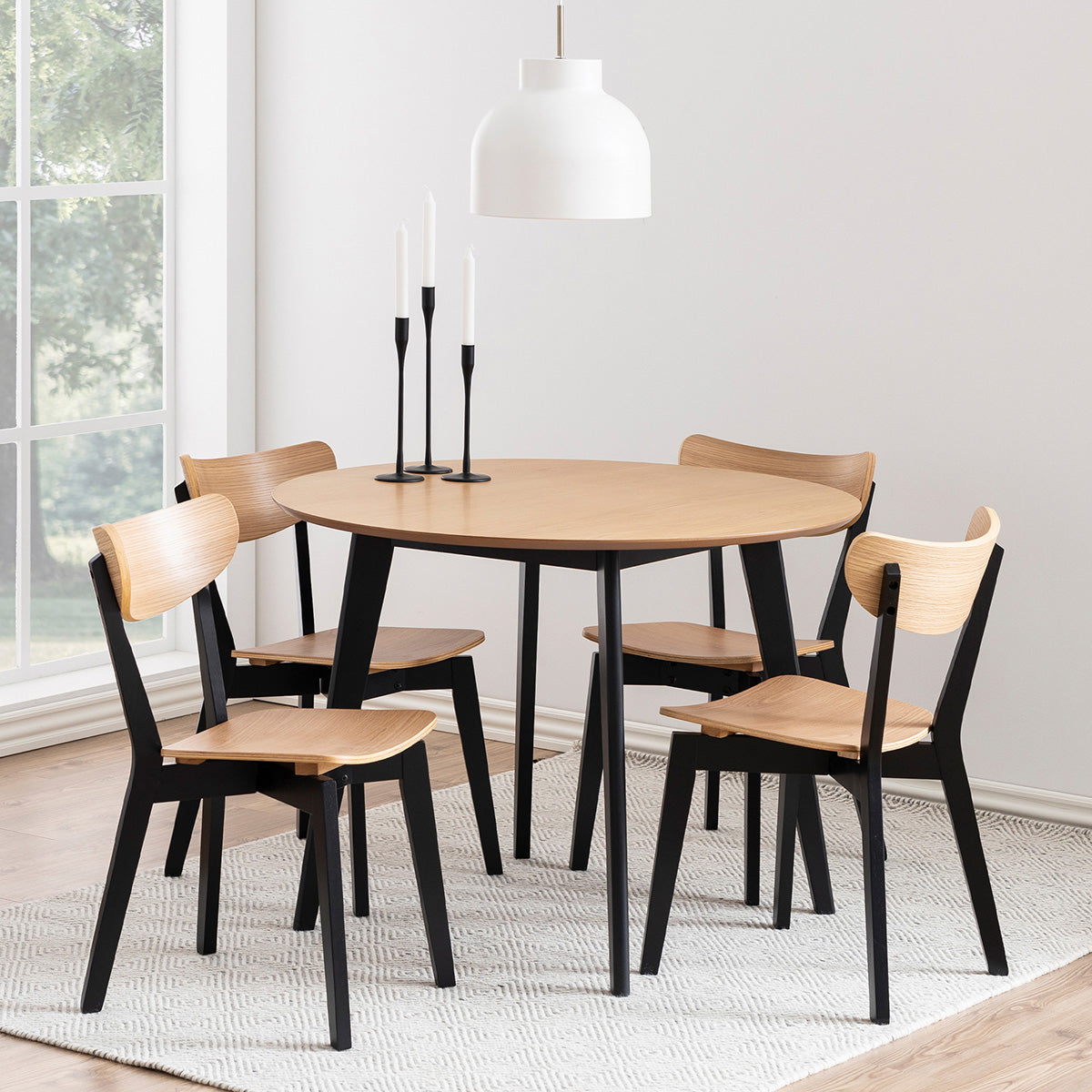 Wooden Dining Chairs in Set Of 2 - Roxby