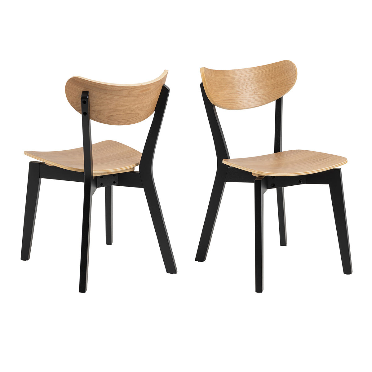 Wooden Dining Chairs in Set Of 2 - Roxby