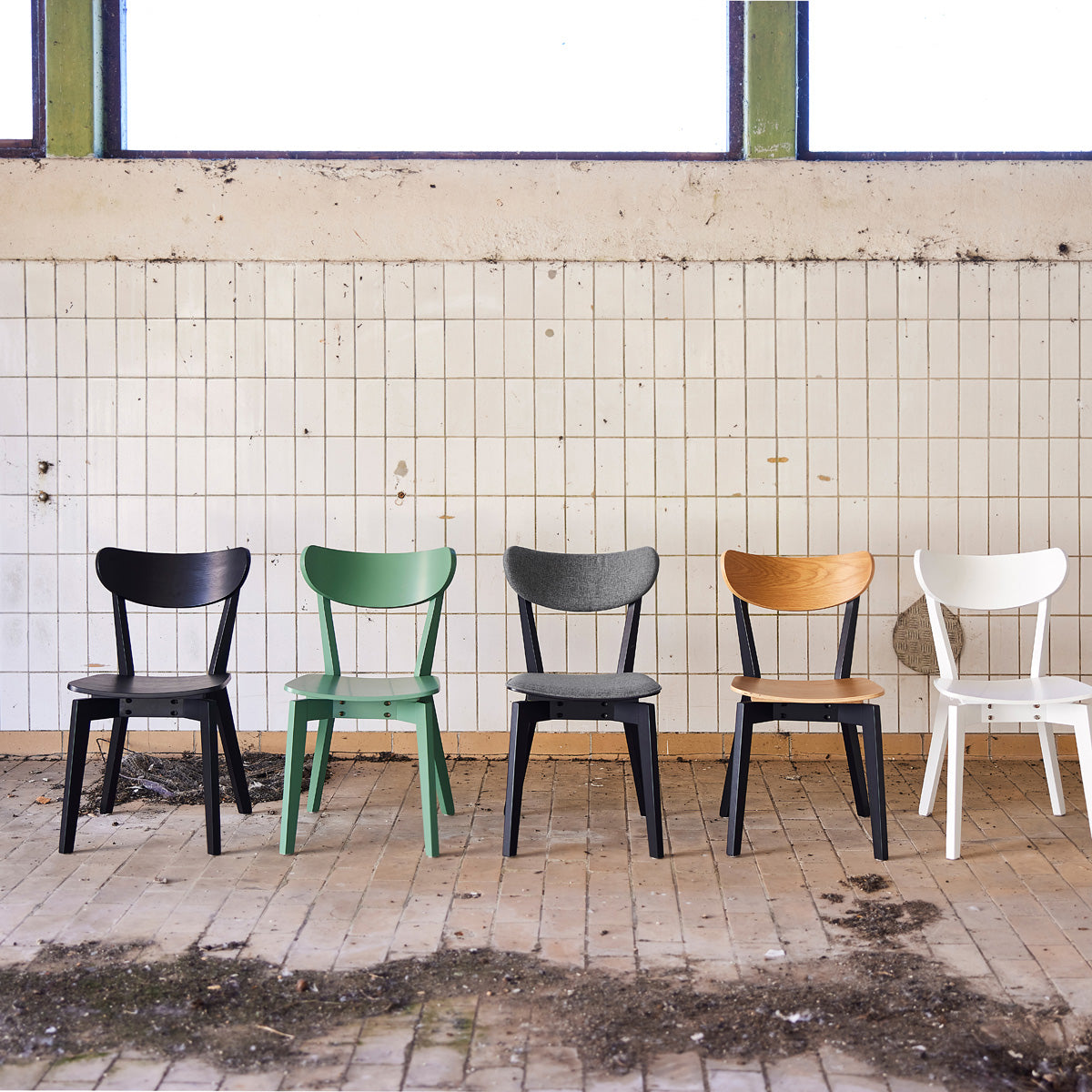 Wooden Dining Chairs in Set Of 2 - Roxby