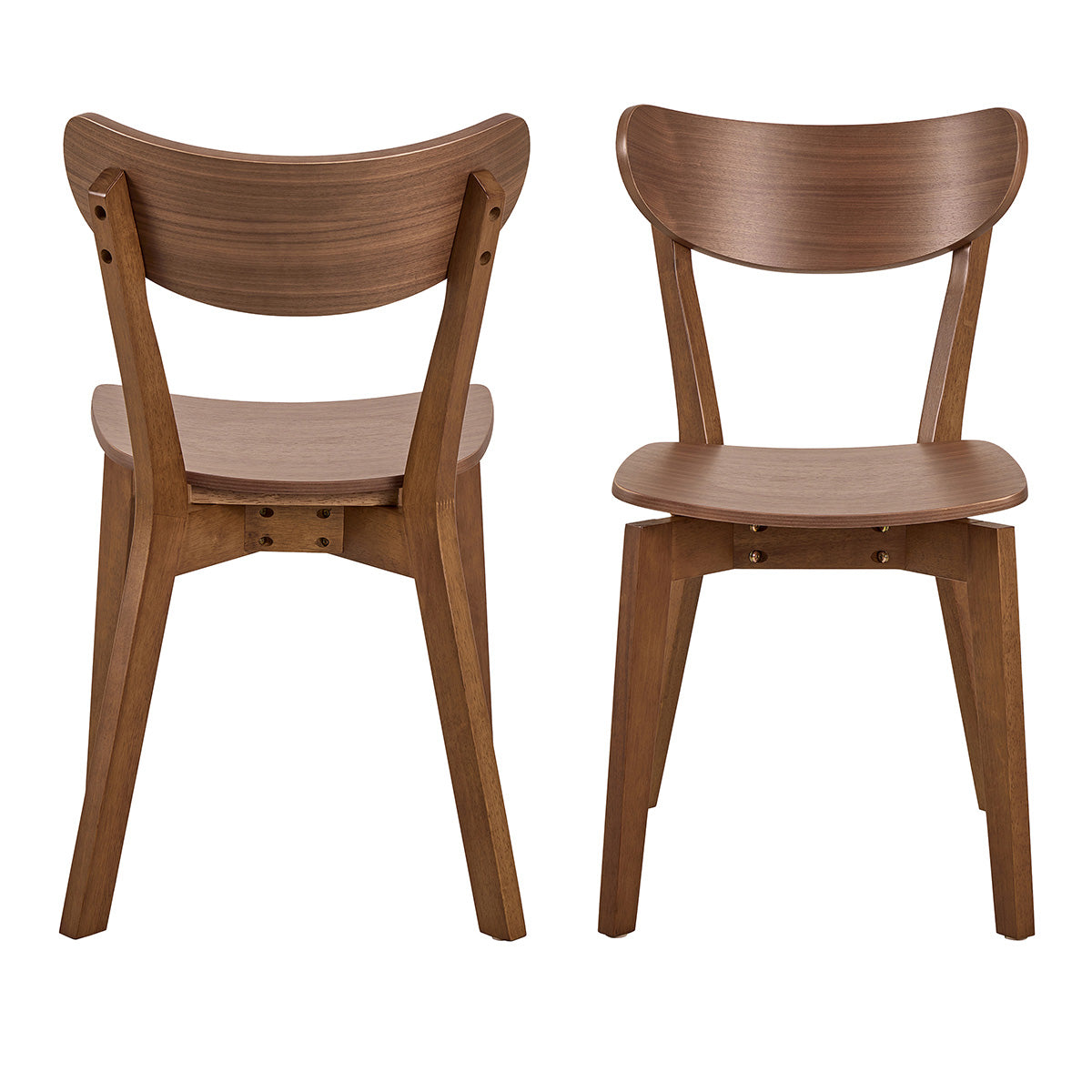 Wooden Dining Chairs in Set Of 2 - Roxby