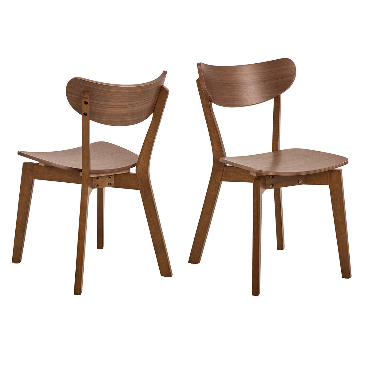 Wooden Dining Chairs in Set Of 2 - Roxby