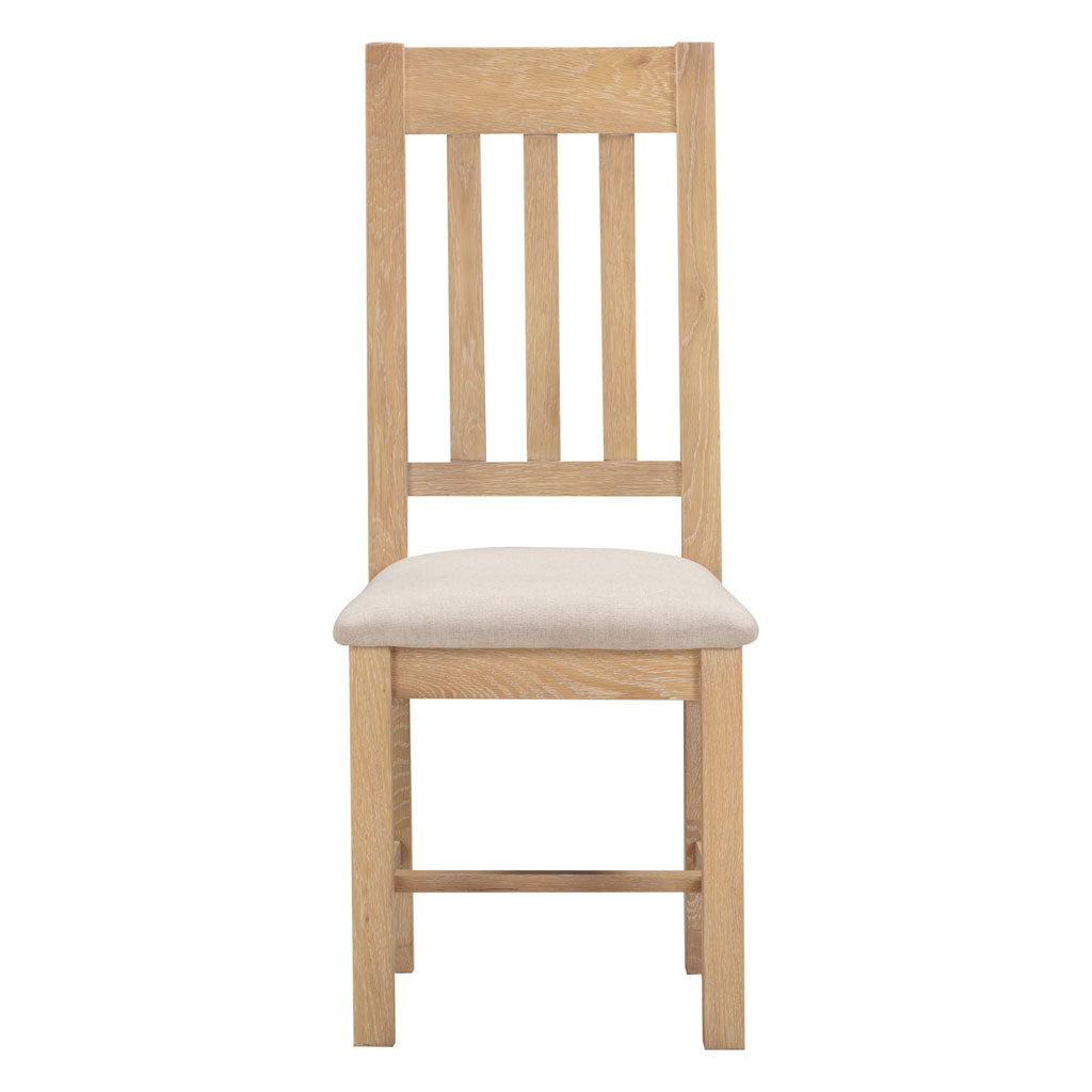 Wooden Dining Chairs Straight Back in Set Of 2 - Windsor