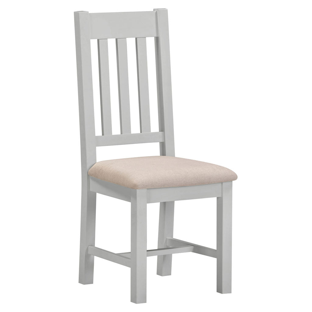 Wooden Dining Chairs Straight Back in Set Of 2 - Windsor