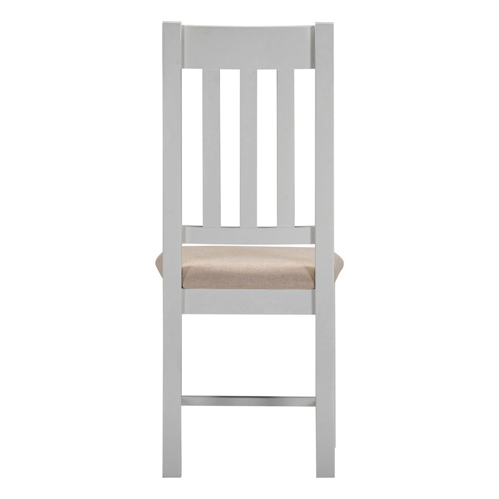 Wooden Dining Chairs Straight Back in Set Of 2 - Windsor