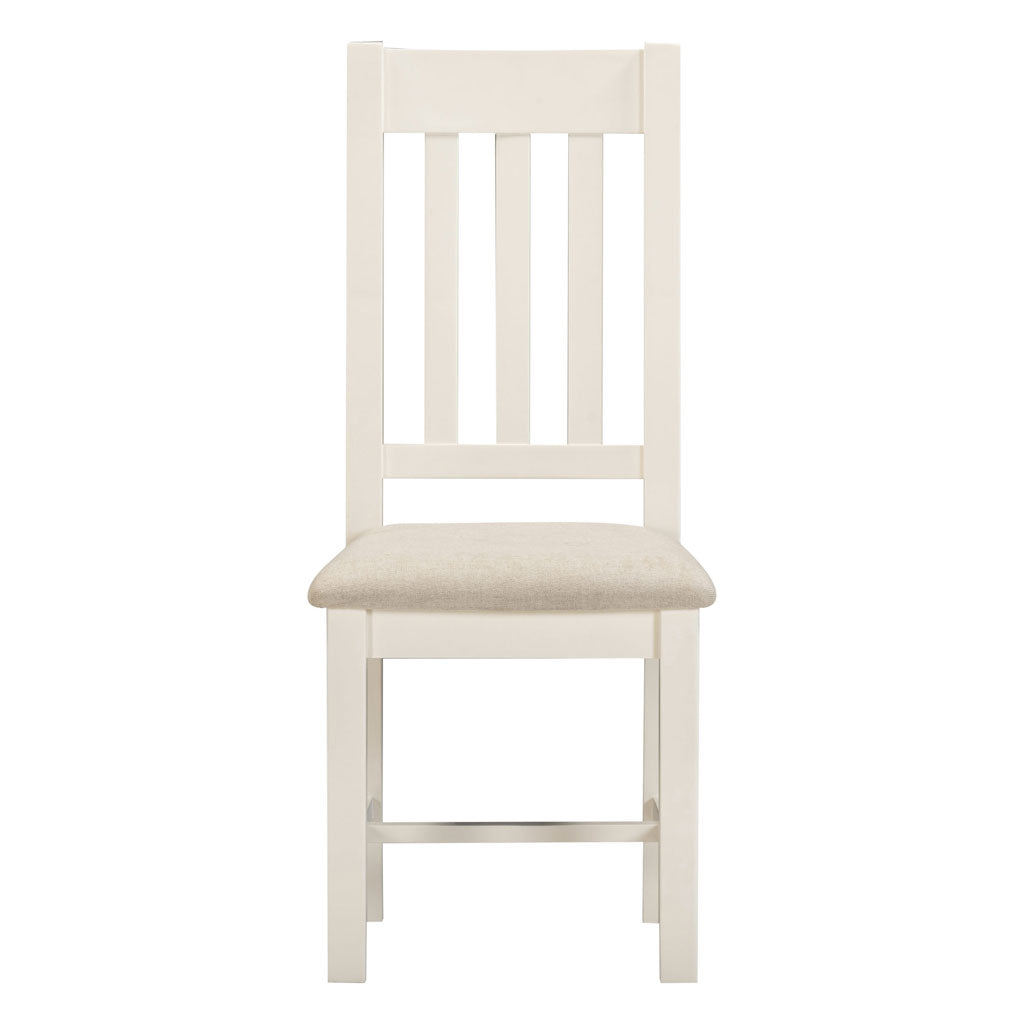 Wooden Dining Chairs Straight Back in Set Of 2 - Windsor