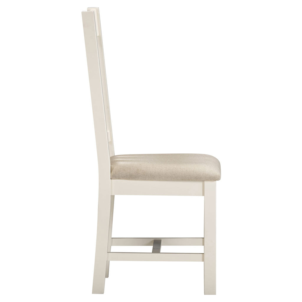 Wooden Dining Chairs Straight Back in Set Of 2 - Windsor