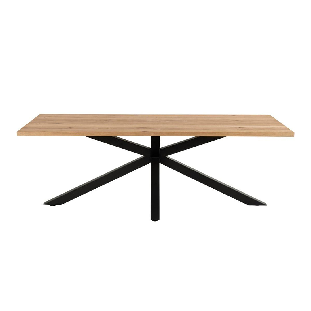 Wooden Dining Table for 10 People 220cm Wide Rectangular - Heaven