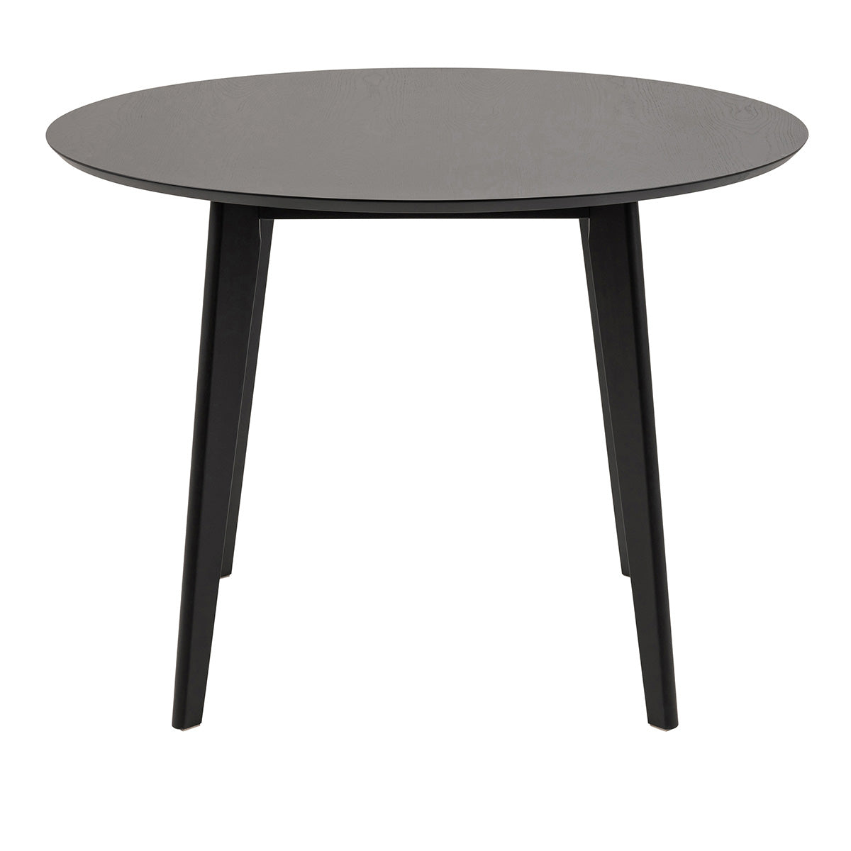 Wooden Dining Table 105cm Wide for 4 People Round - Roxby