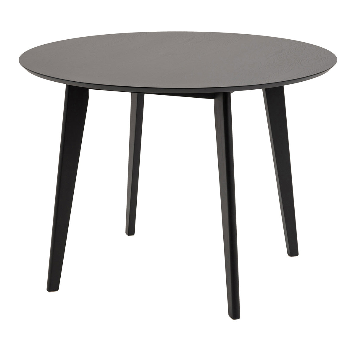 Wooden Dining Table 105cm Wide for 4 People Round - Roxby