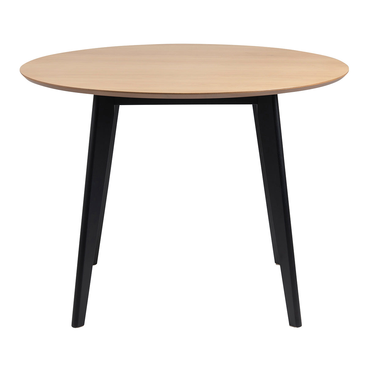 Wooden Dining Table 105cm Wide for 4 People Round - Roxby