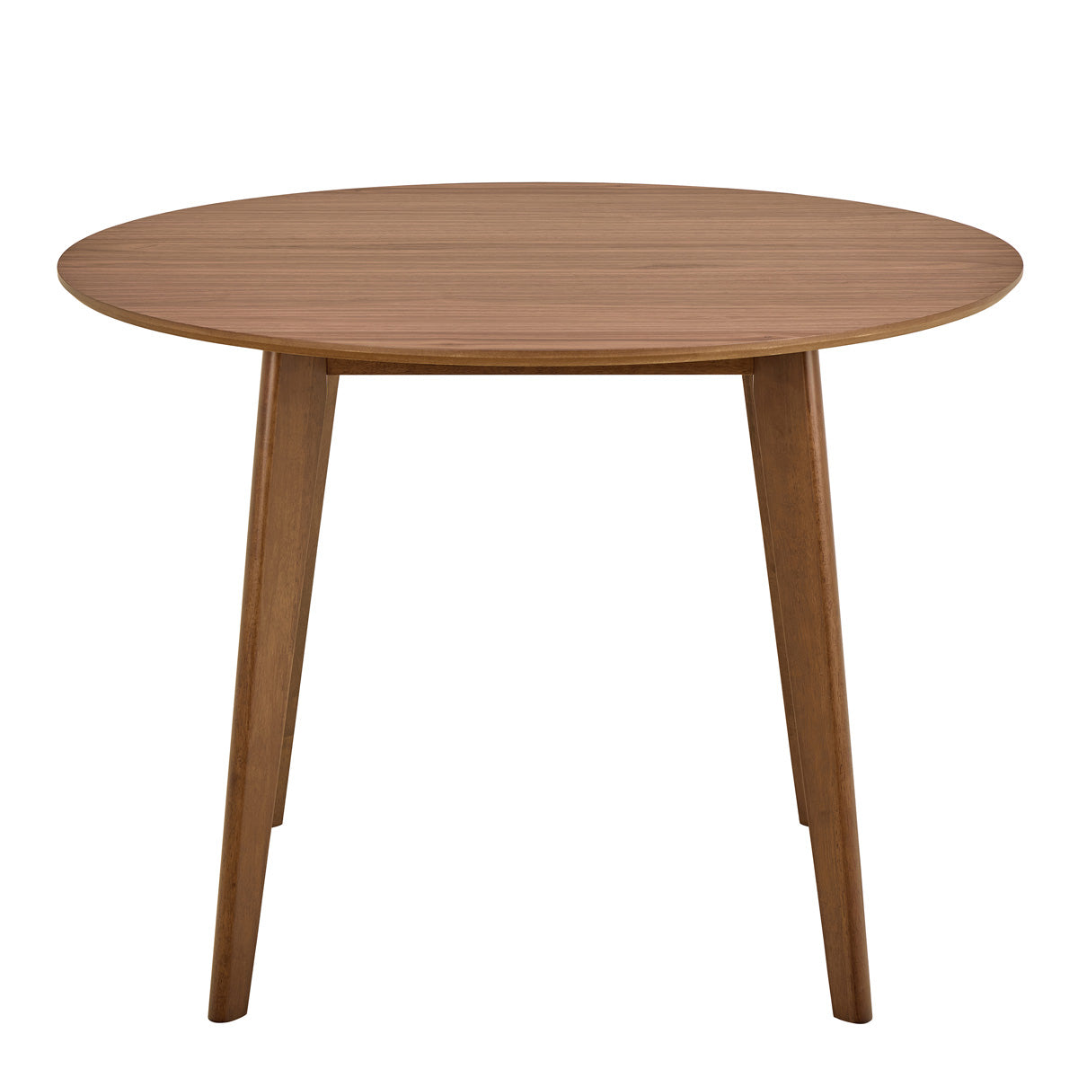 Wooden Dining Table 105cm Wide for 4 People Round - Roxby