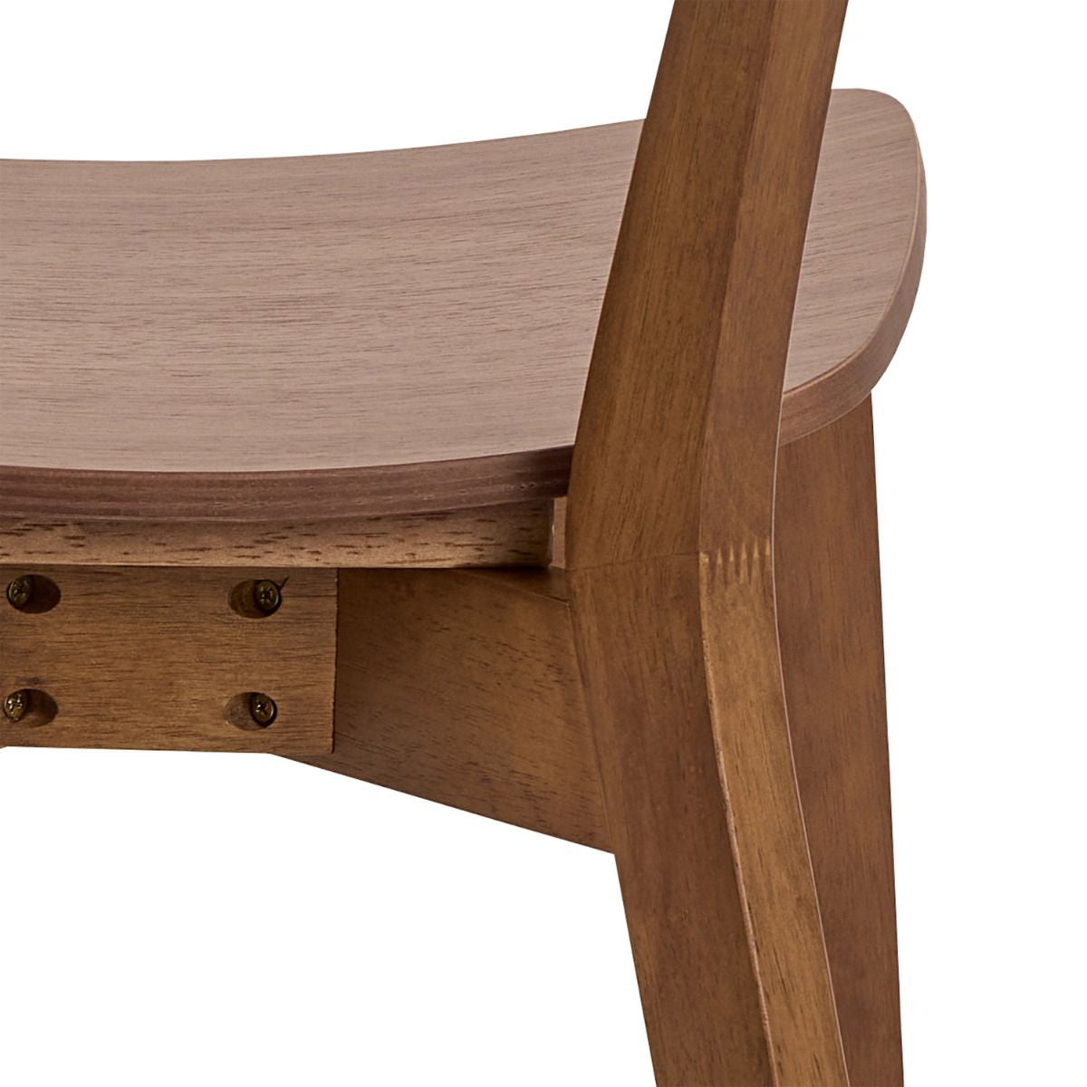 Wooden Dining Table 105cm Wide Round With 4 Roxby Dining Chairs - Roxby