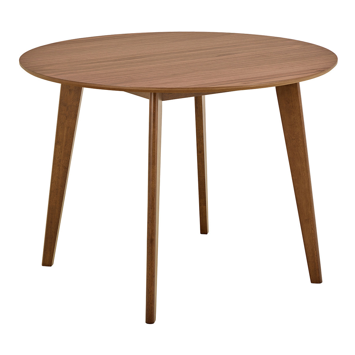Wooden Dining Table 120cm Wide for 4 People Round - Roxby