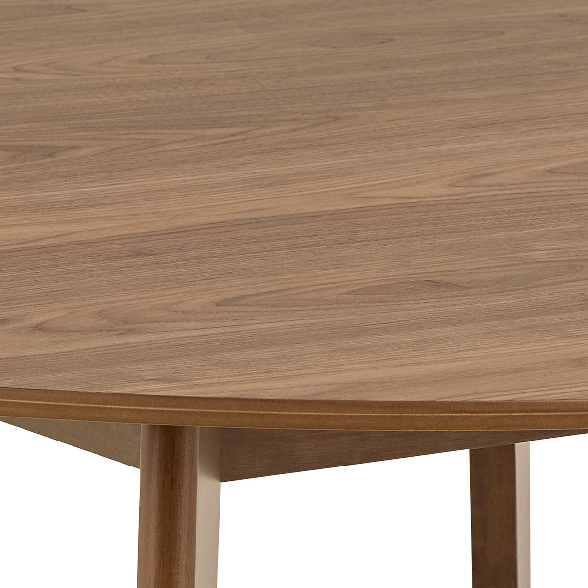Wooden Dining Table 140cm Wide for 4 People Round - Roxby