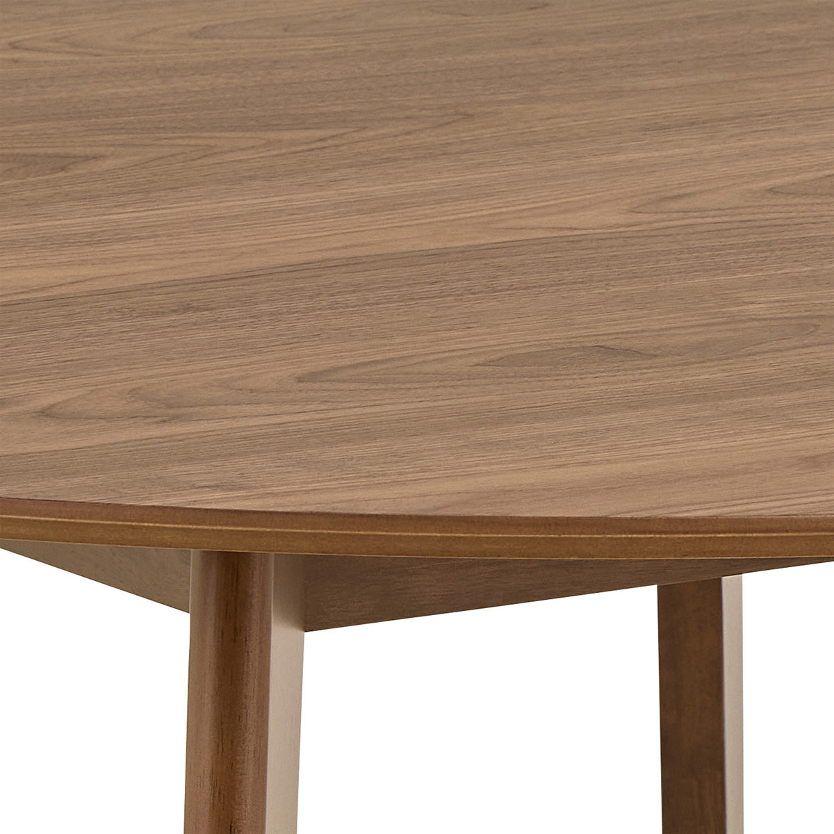 Wooden Dining Table 140cm Wide for 4 People Round - Roxby
