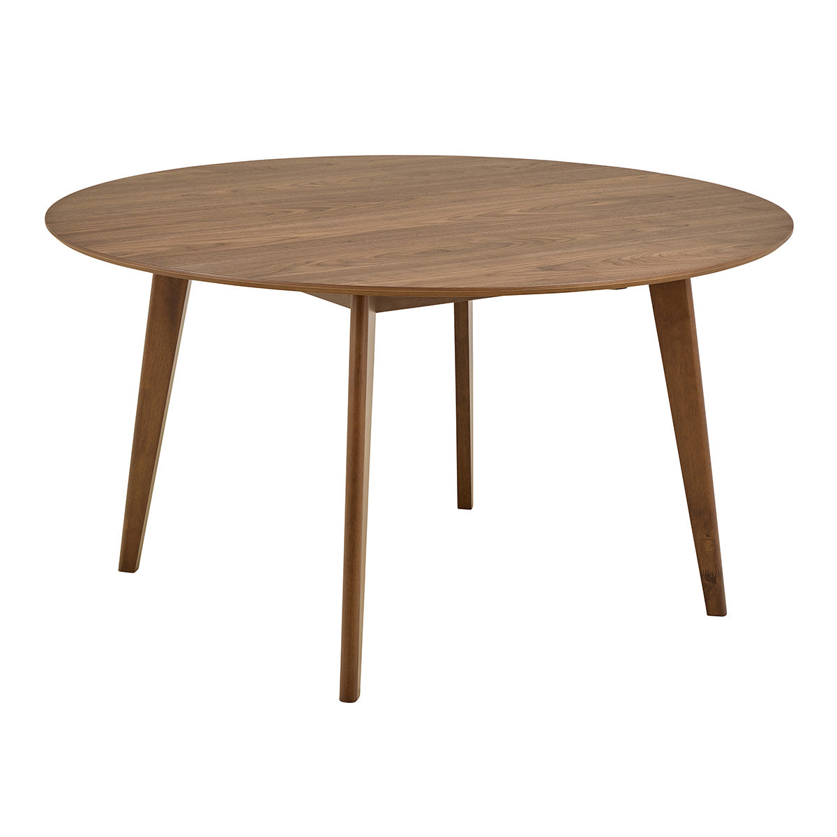 Wooden Dining Table 140cm Wide for 4 People Round - Roxby
