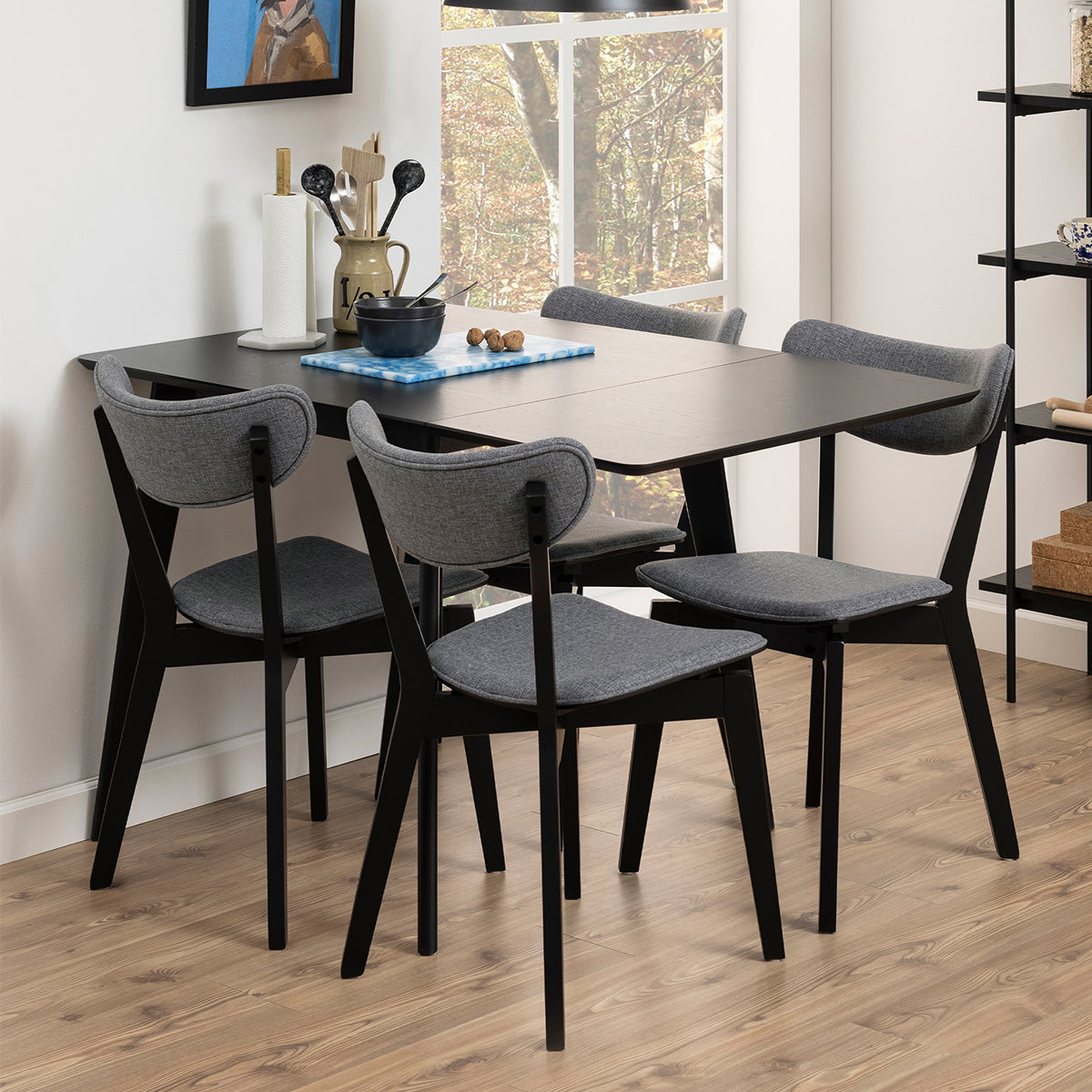 Wooden Dining Table for 2 to 4 People Rectangular And Extending - Roxby