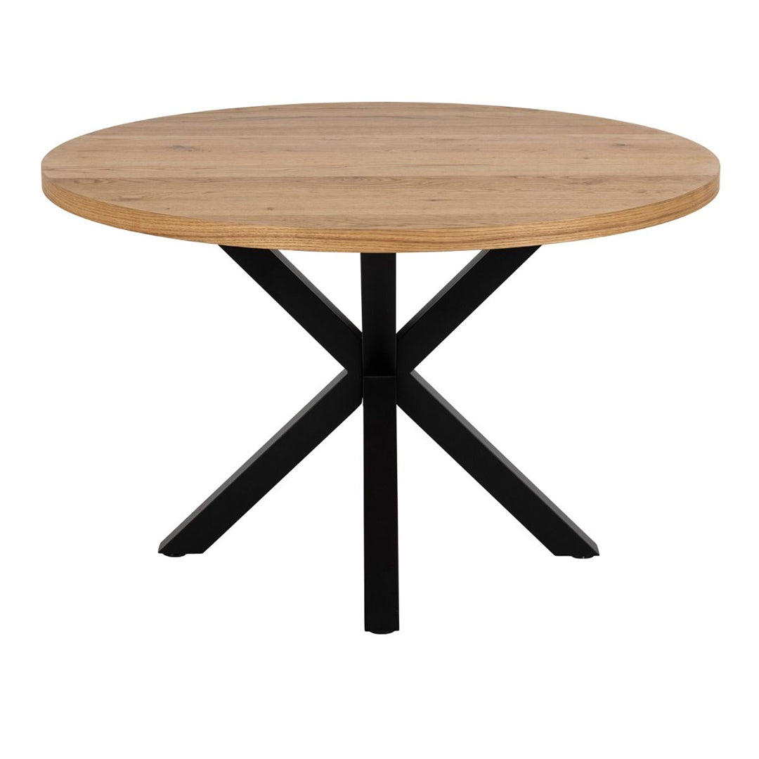 Wooden Dining Table for 4 People 120cm Wide Round - Heaven