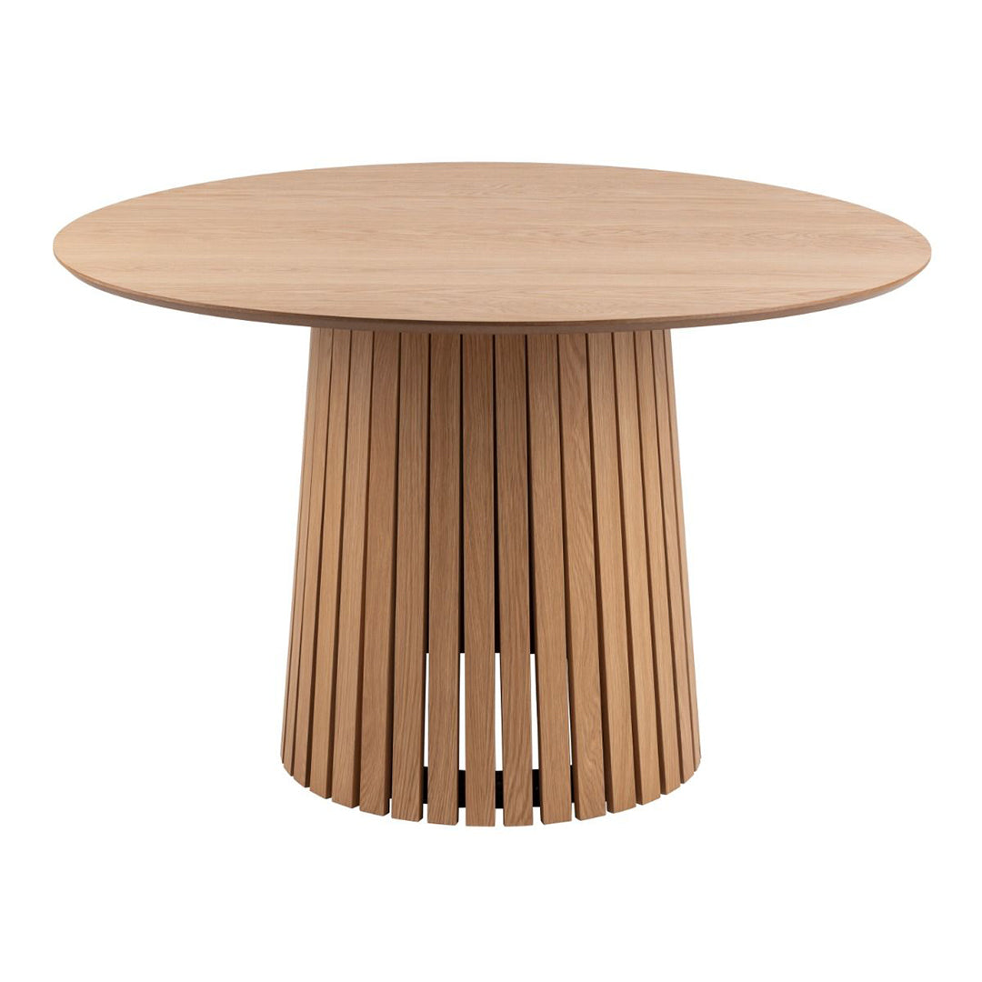 Wooden Dining Table for 4 People 120cm Wide Round - Christo