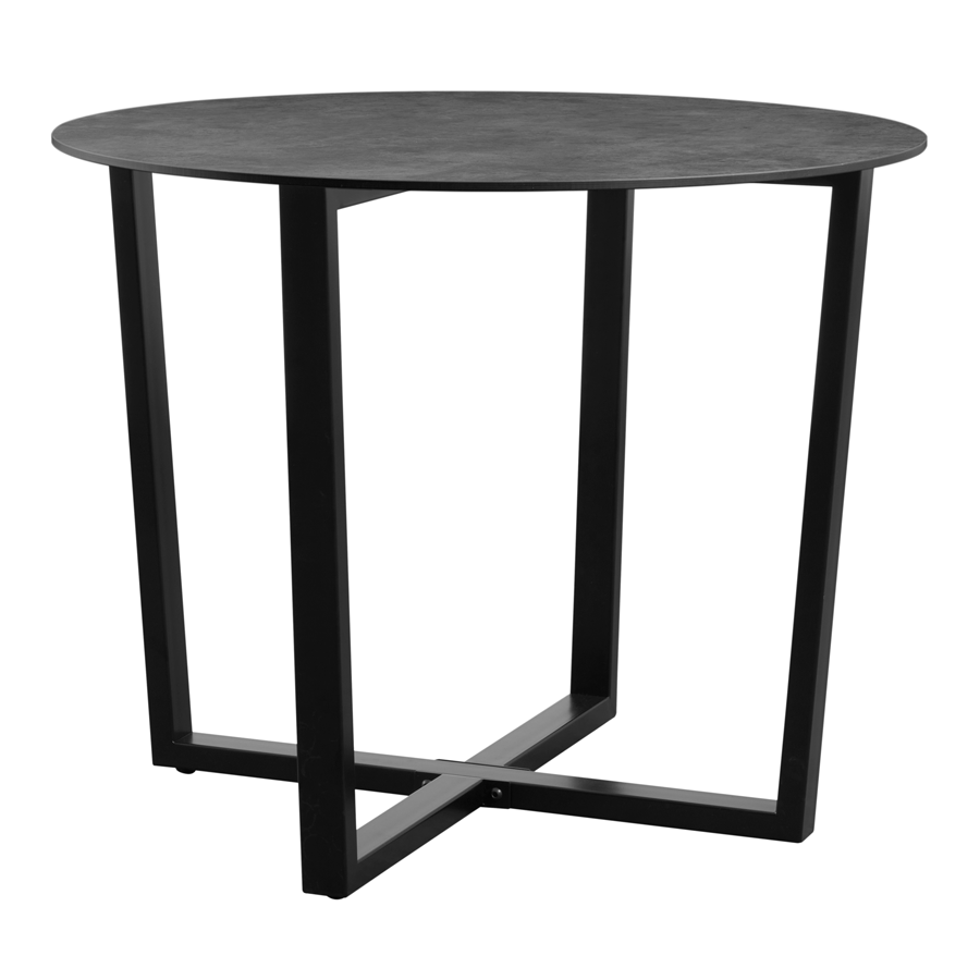 Wooden Dining Table for 4 People 90cm Wide Round - Bourne