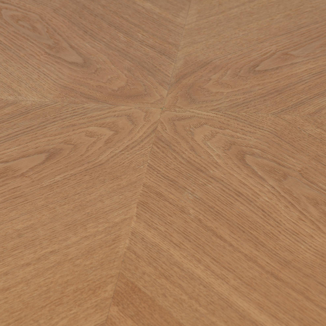 Wooden Dining Table for 4 People Round - Claremont