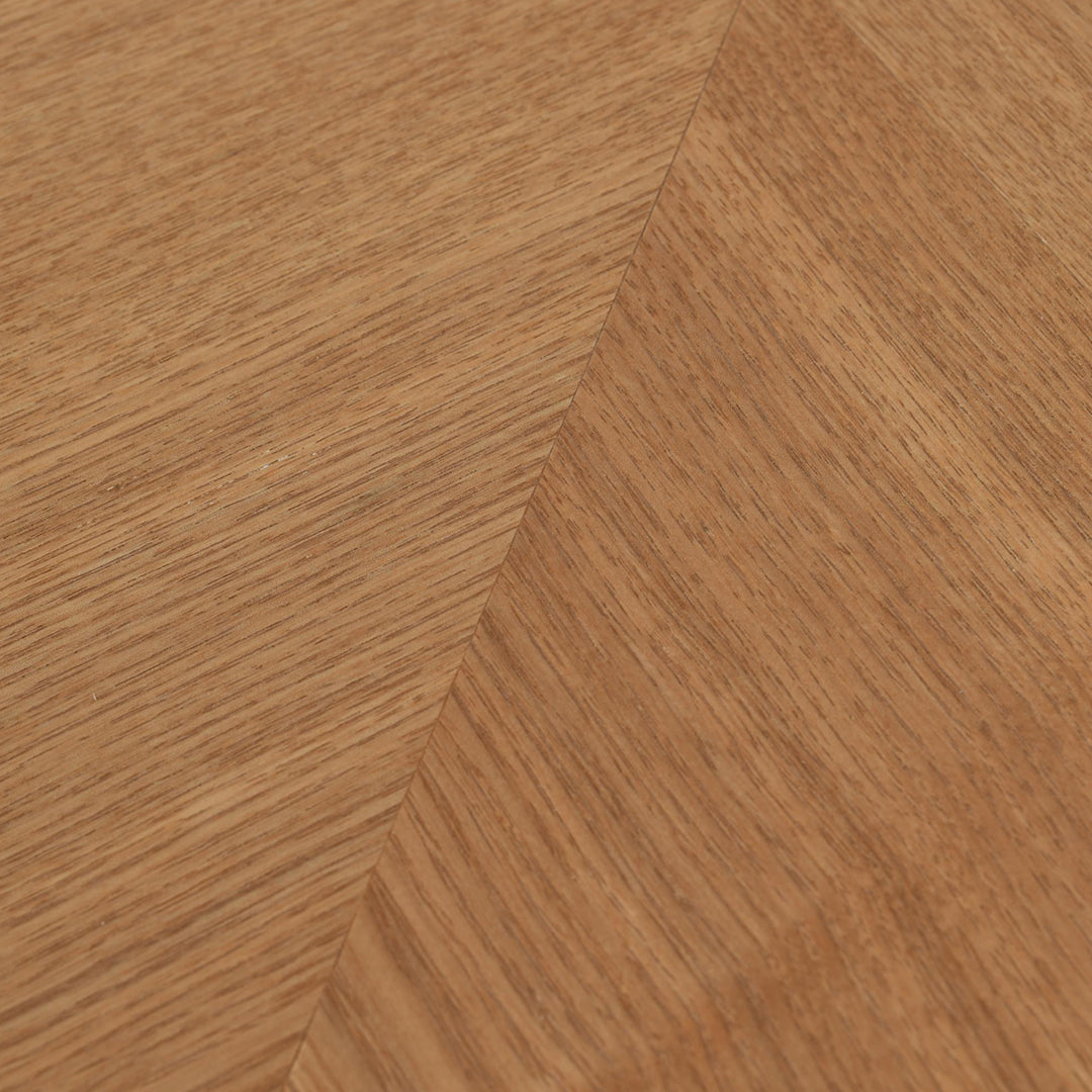 Wooden Dining Table for 4 People Round - Claremont