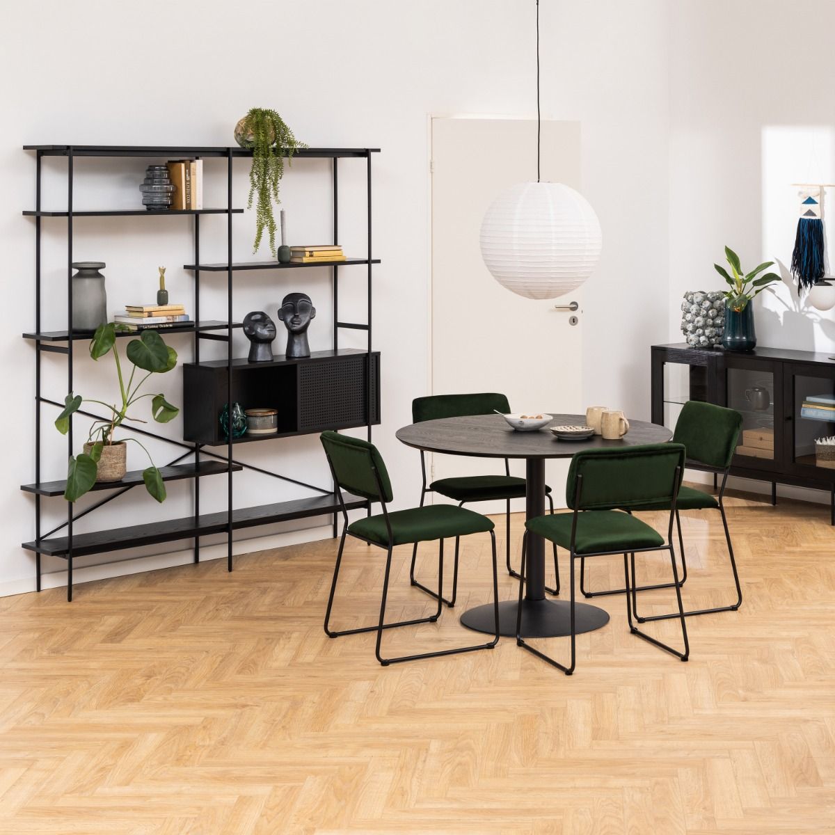 Wooden Dining Table for 4 People Round - Ibiza