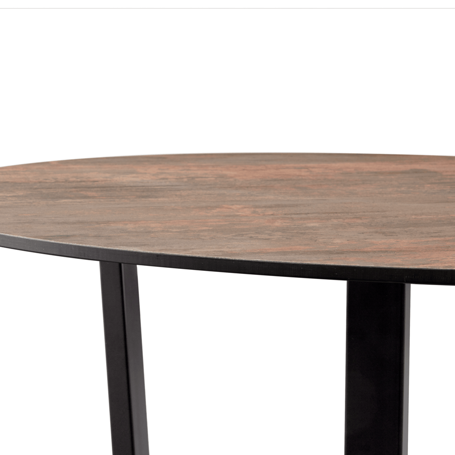Wooden Dining Table for 4 to 6 People 120cm Wide Round - Bourne