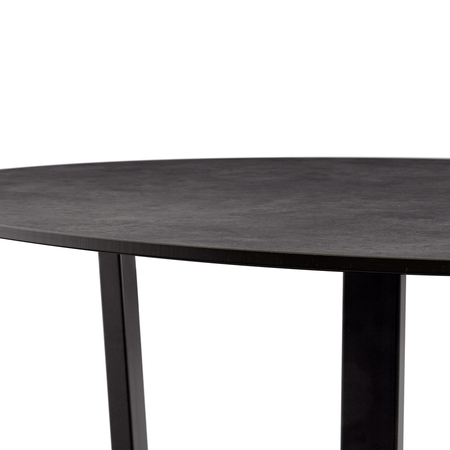 Wooden Dining Table for 4 to 6 People 120cm Wide Round - Bourne