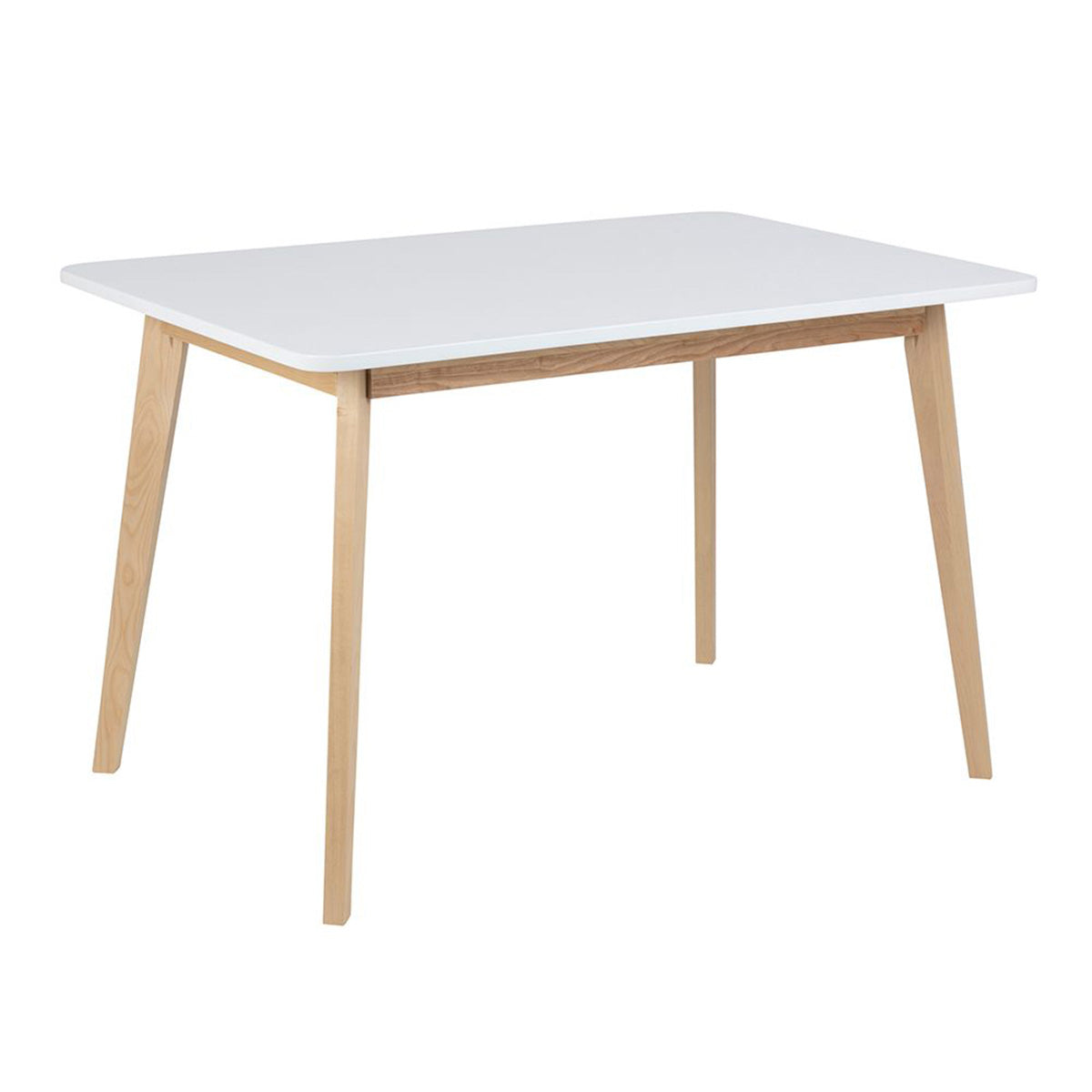 Wooden Dining Table for 4 to 6 People Rectangular - Raven