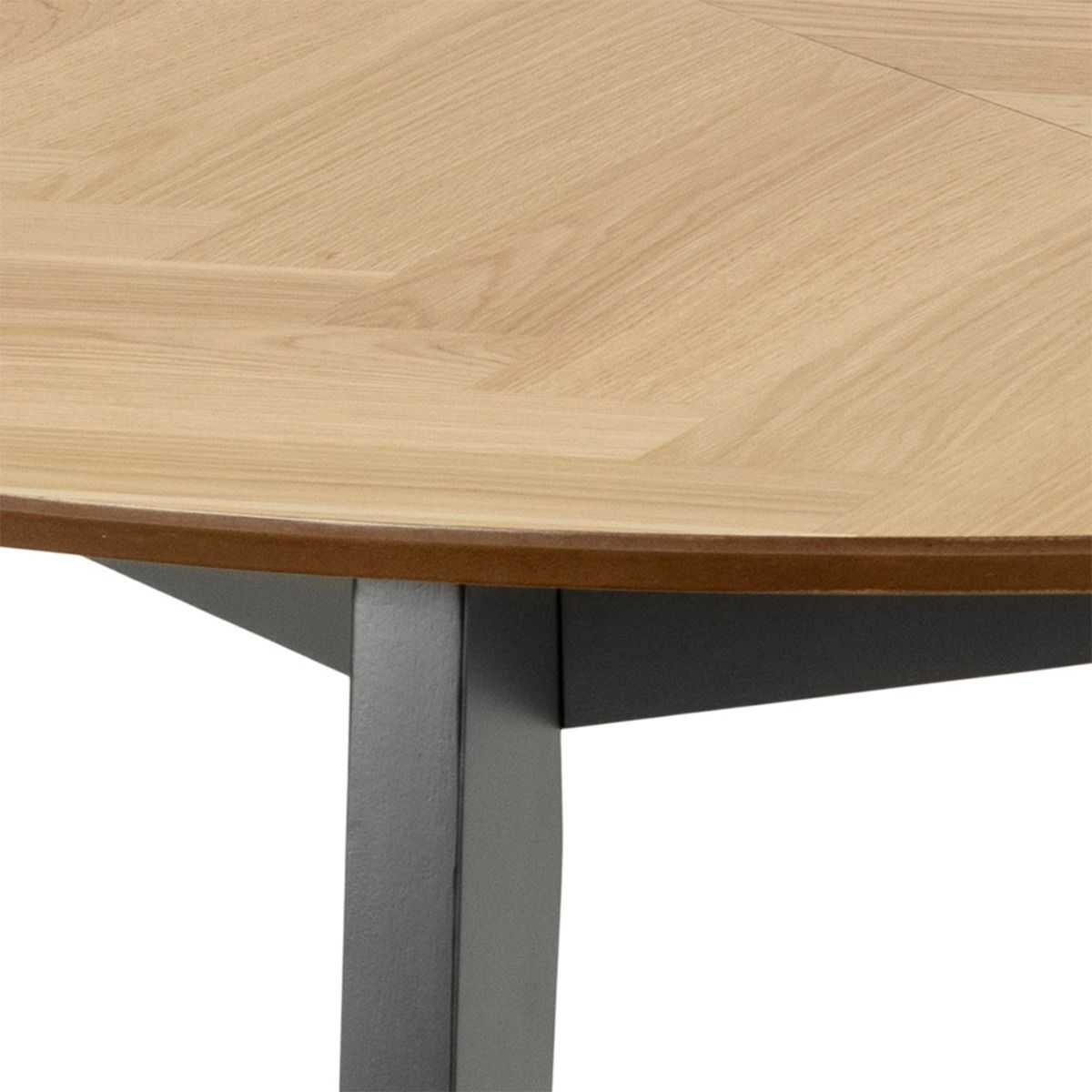 Wooden Dining Table for 4 to 6 People Round - Georgetown