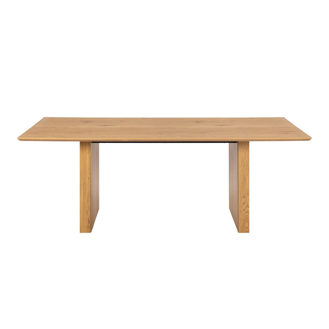 Wooden Dining Table for 6 People 210cm Wide Rectangular - Colima