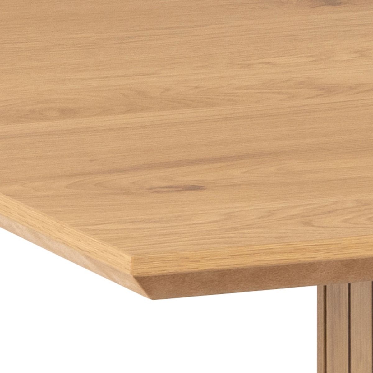 Wooden Dining Table for 6 People 210cm Wide Rectangular - Colima