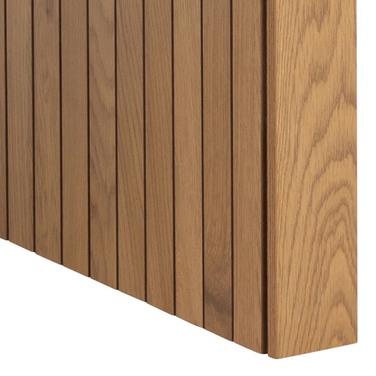 Wooden Dining Table for 6 People 210cm Wide Rectangular - Colima