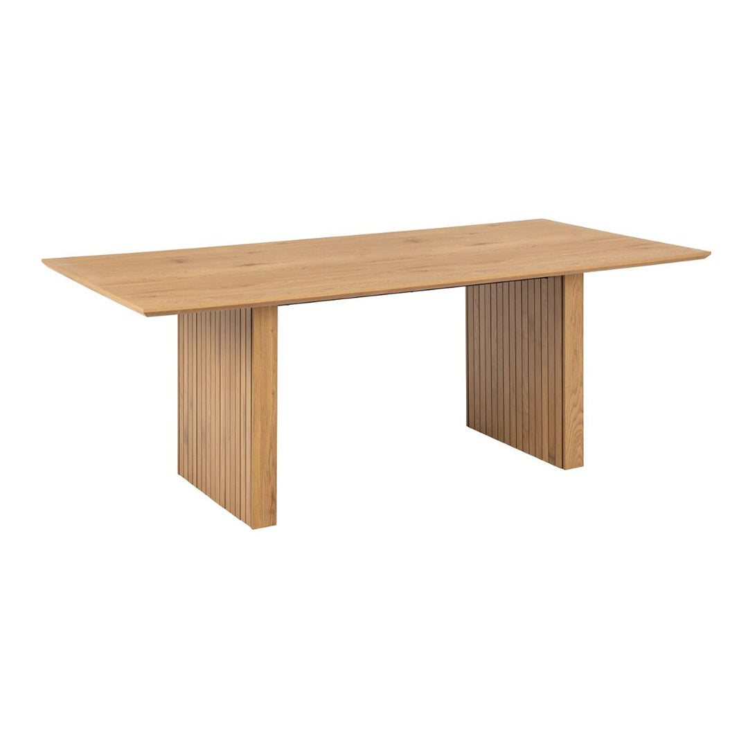 Wooden Dining Table for 6 People 210cm Wide Rectangular - Colima