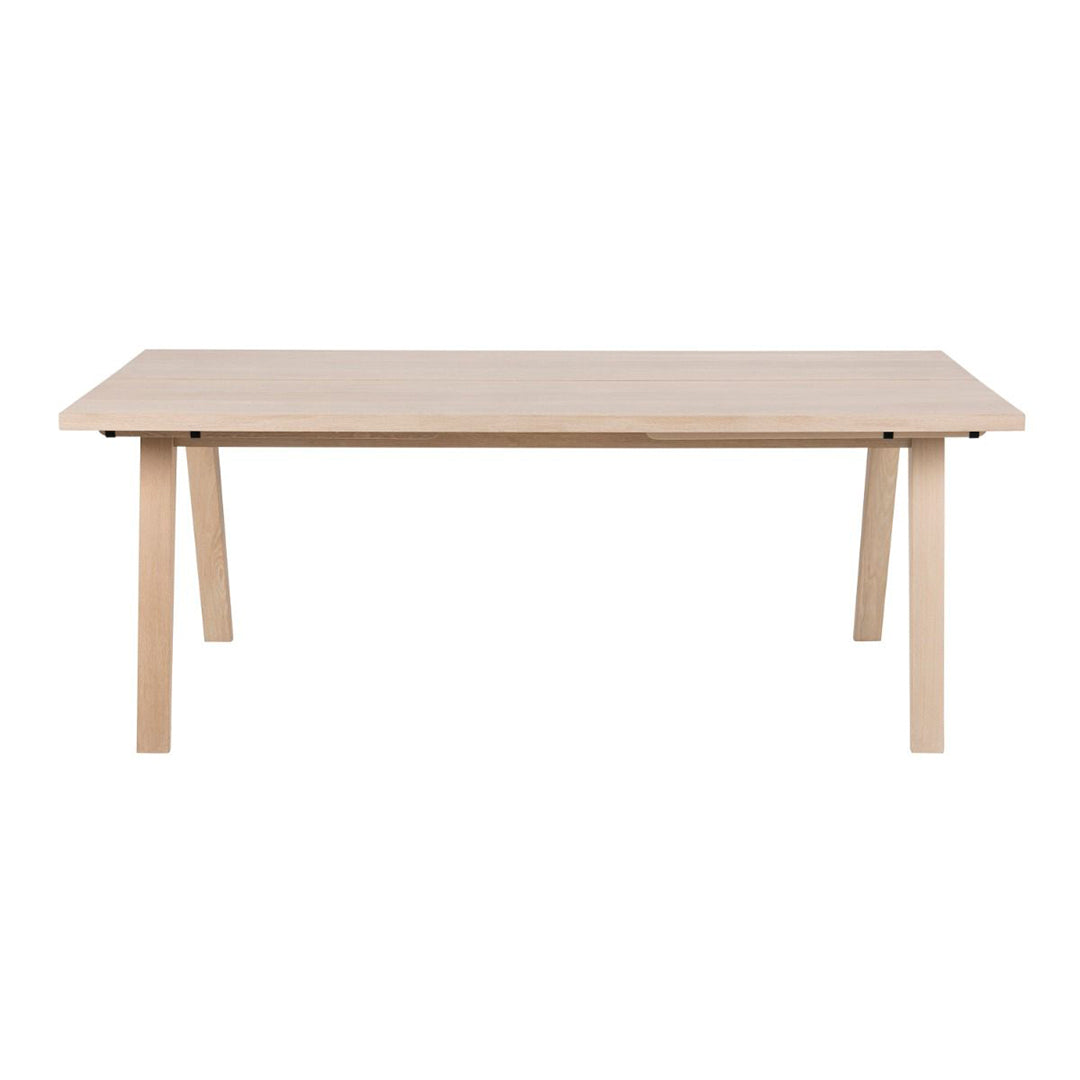 Wooden Dining Table for 6 People Rectangular - A-Line