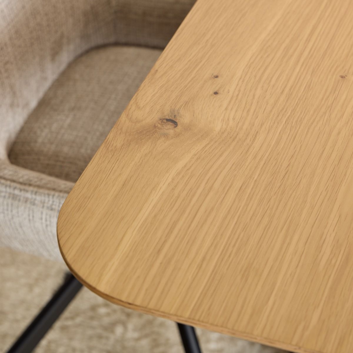 Wooden Dining Table for 6 to 8 People Rectangular - Irwine