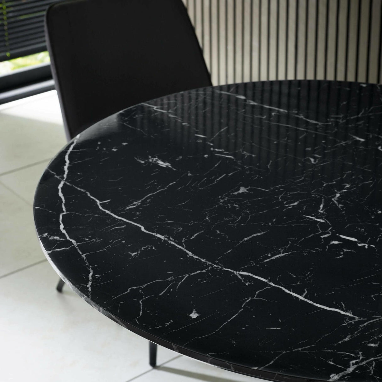 Wooden Dining Table 80cm Wide for 4 People Round - Luca