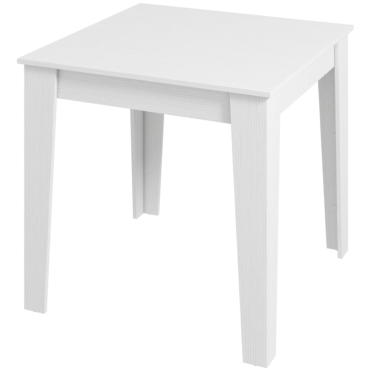 Wooden Dining Table 80cm Wide Square for 4 People - Velmora