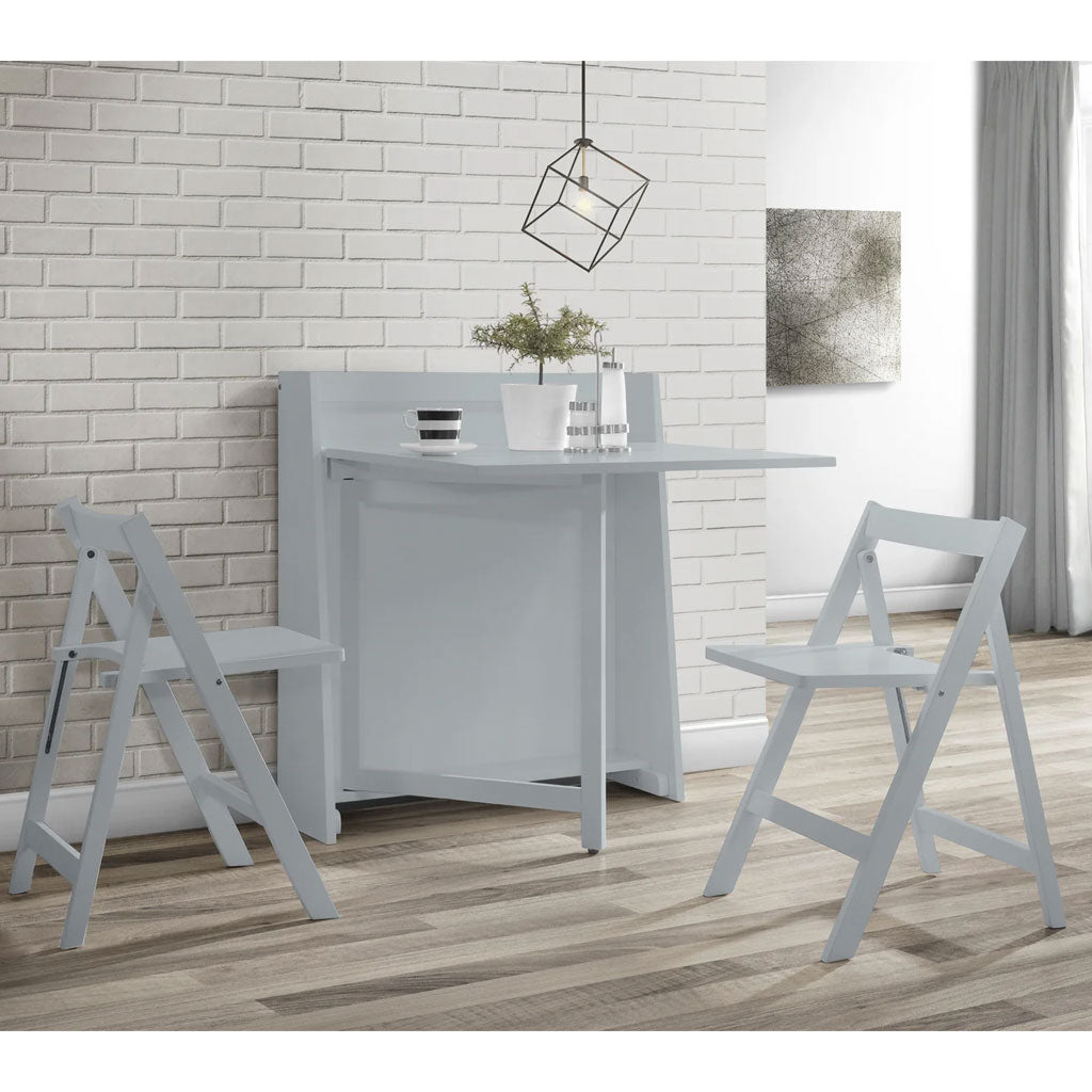 Wooden Dining Table Folding With 2 Chairs - Helsinki