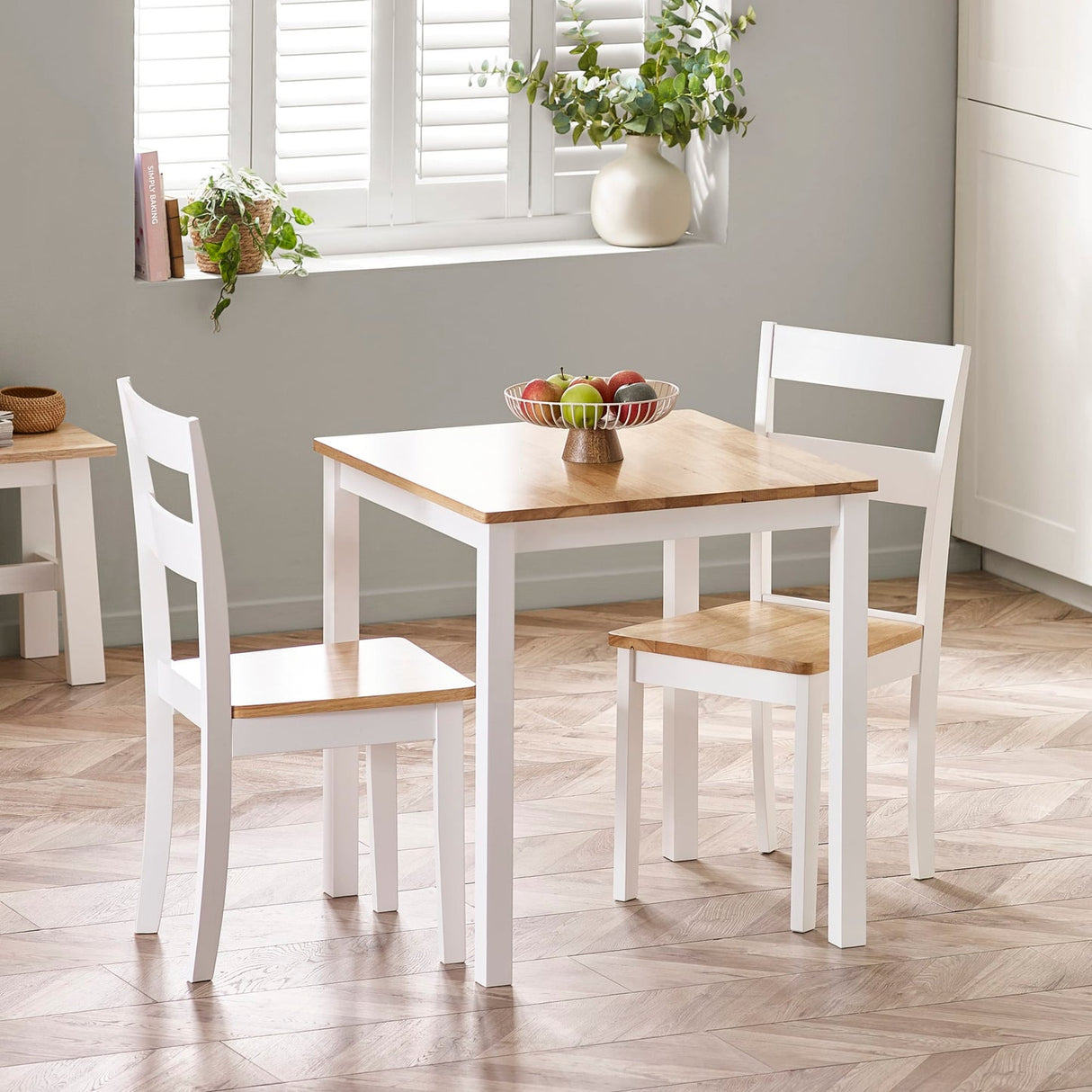 Wooden Dining Table for 2 to 4 People Square - Linwood