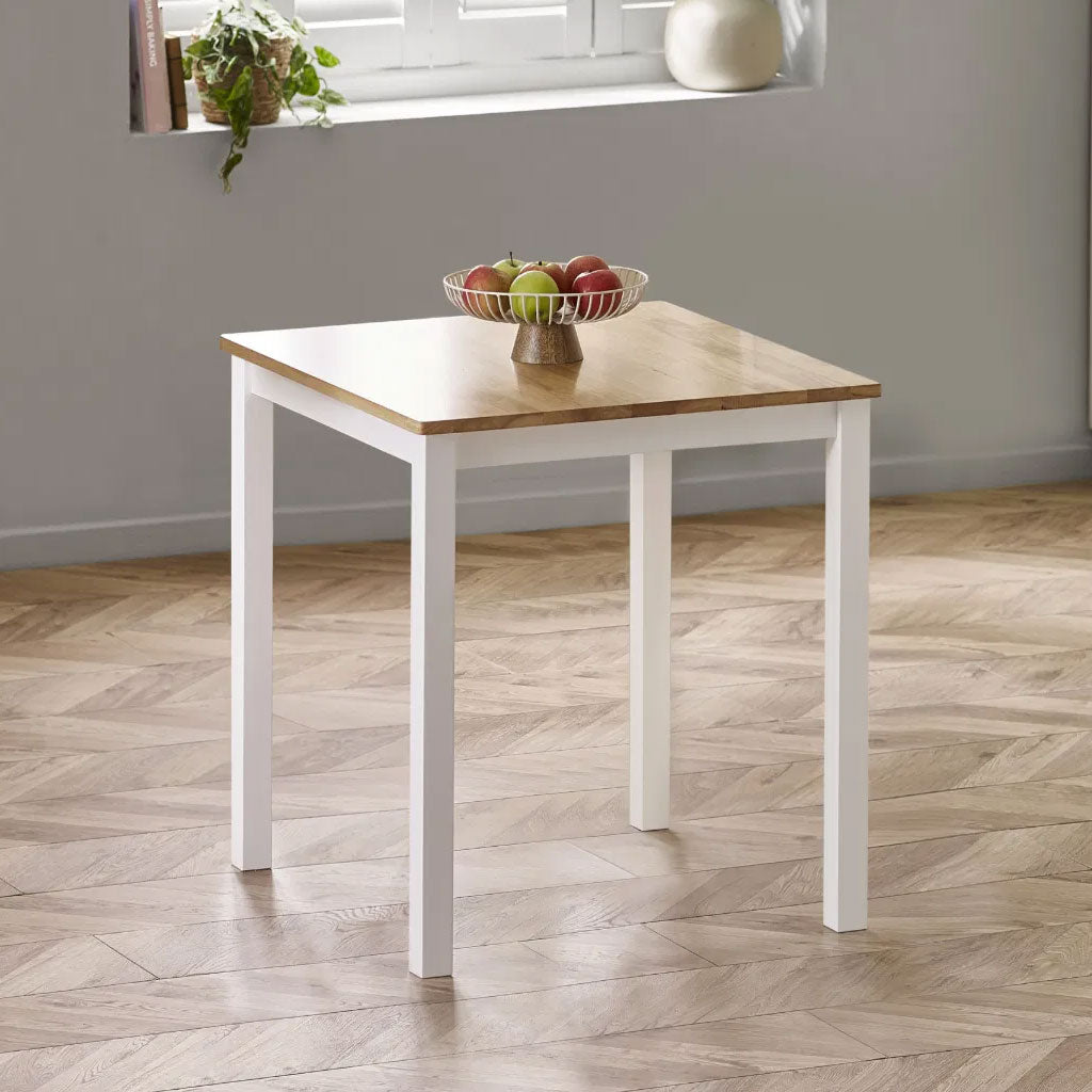 Wooden Dining Table for 2 to 4 People Square - Linwood