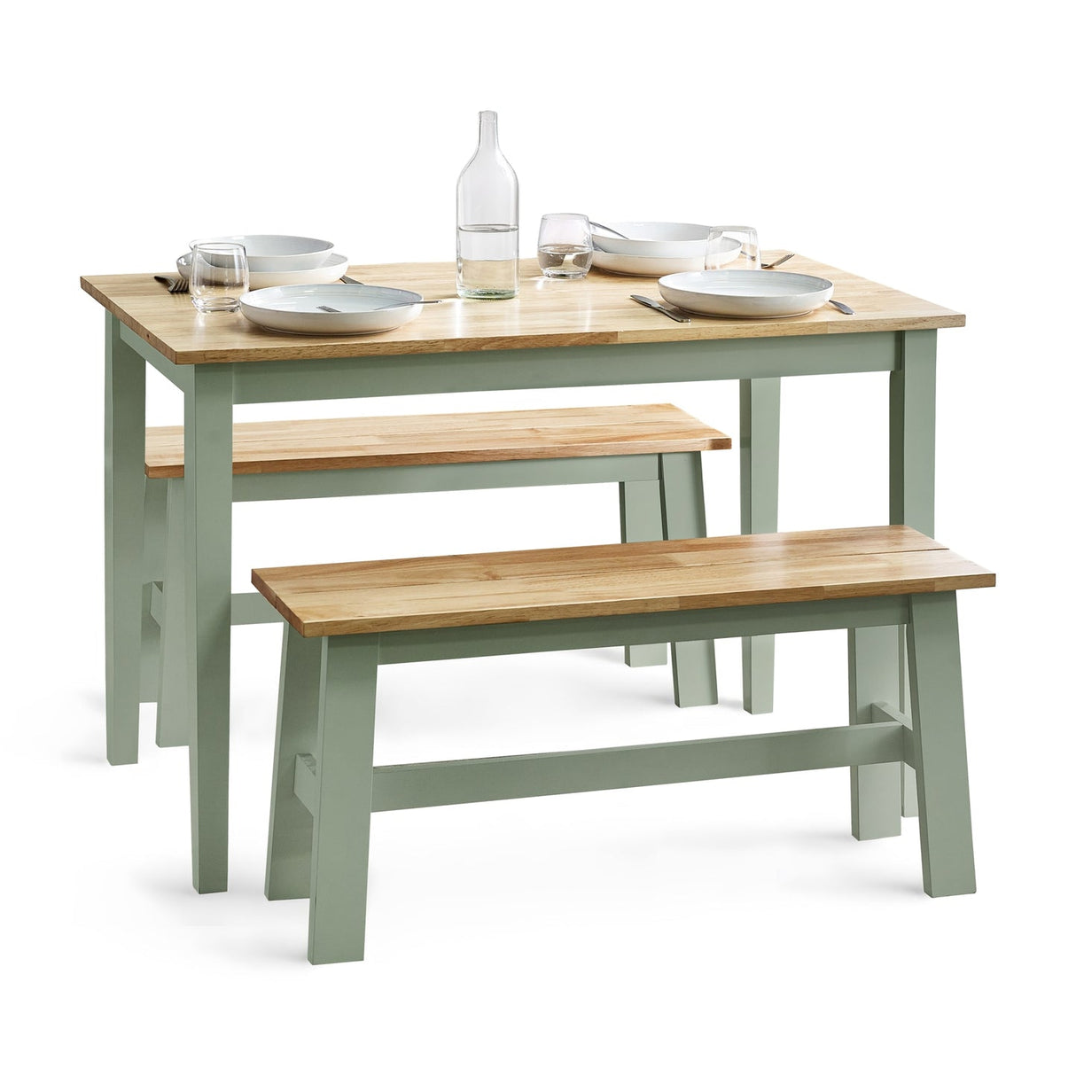 Wooden Dining Table for 4 People - Linwood