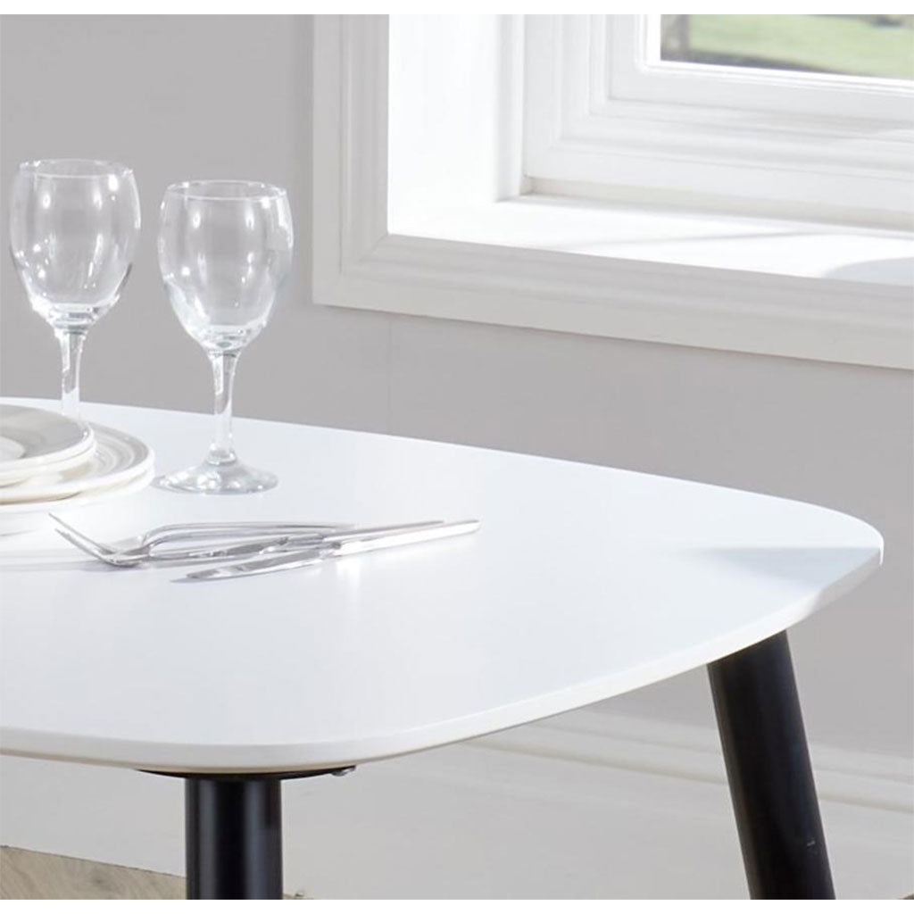 Wooden Dining Table for 4 People Rectangular - Aspen