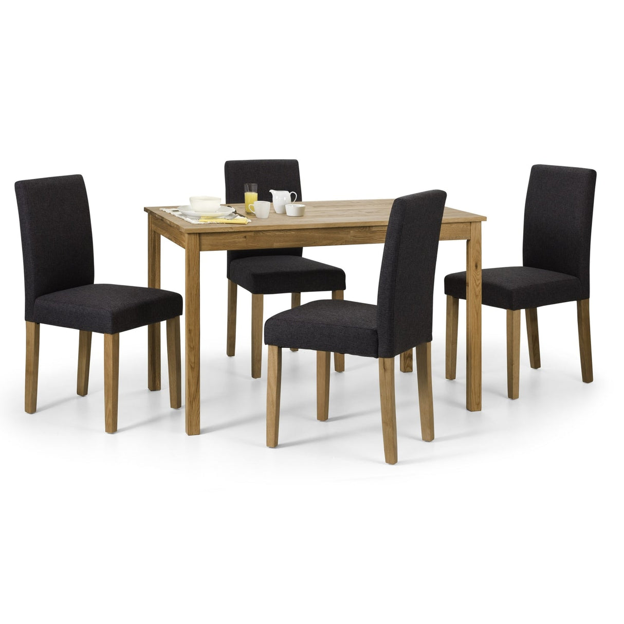Wooden Dining Table for 4 People Rectangular - Coxmoor