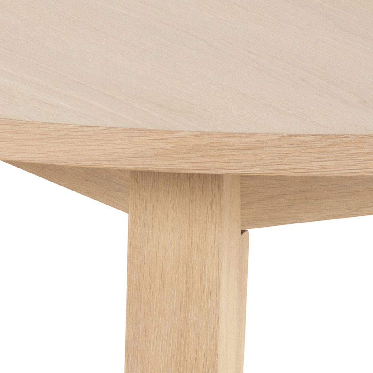 Wooden Dining Table for 4 People Round - A-Line