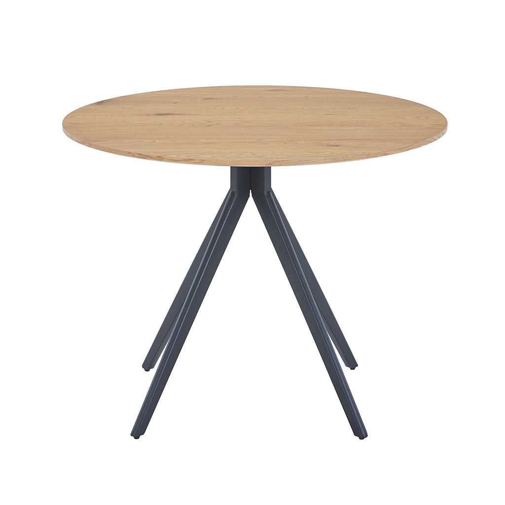 Wooden Dining Table for 4 People Round - Aspen