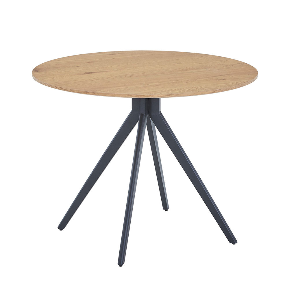 Wooden Dining Table for 4 People Round - Aspen