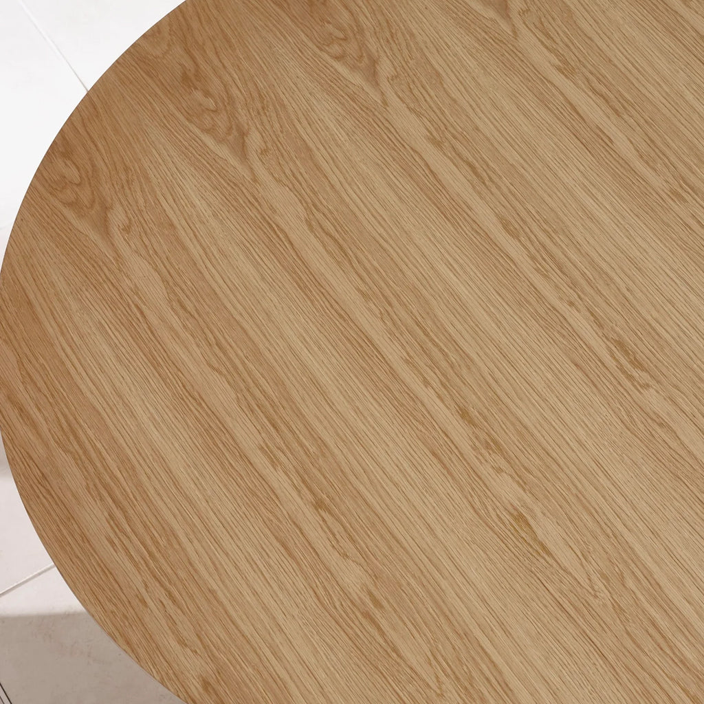 Wooden Dining Table for 4 People Round - Cellini